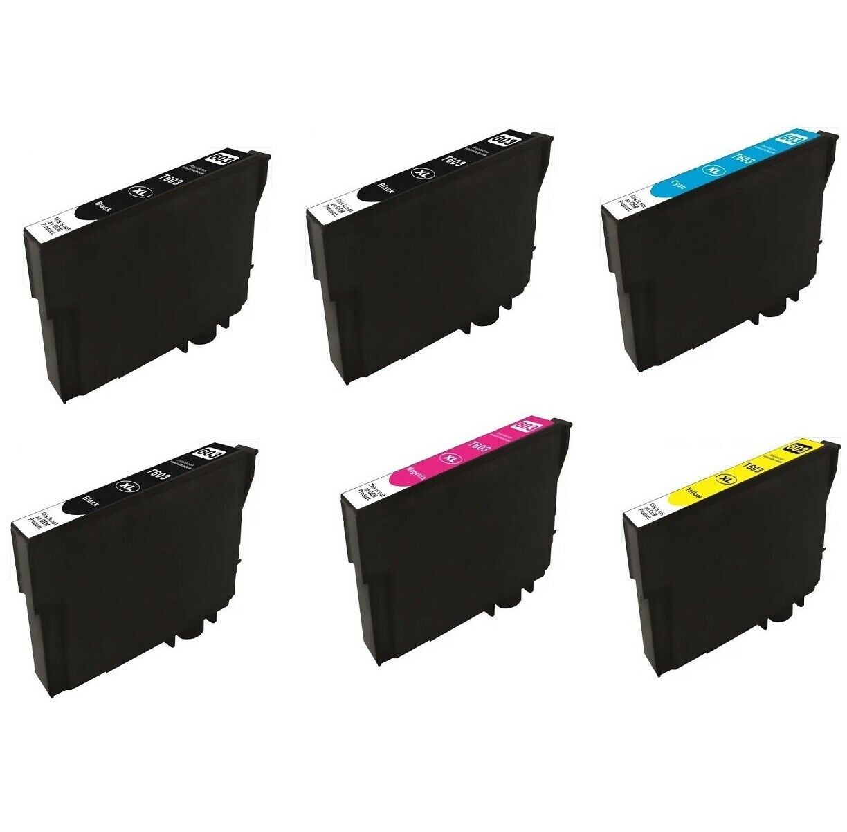 6 Druckerpatronen Set für Epson 603 XL XP2100 XP3100 XP4100 WF2810 WF2830 WF2850